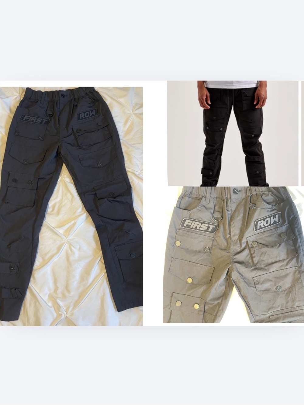 First Row Utility Cargo Pants,